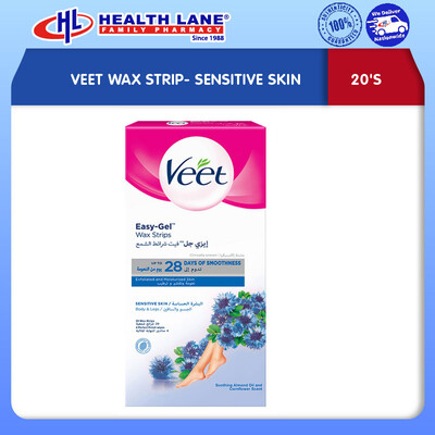 VEET WAX STRIP- SENSITIF KULIT (20'S)